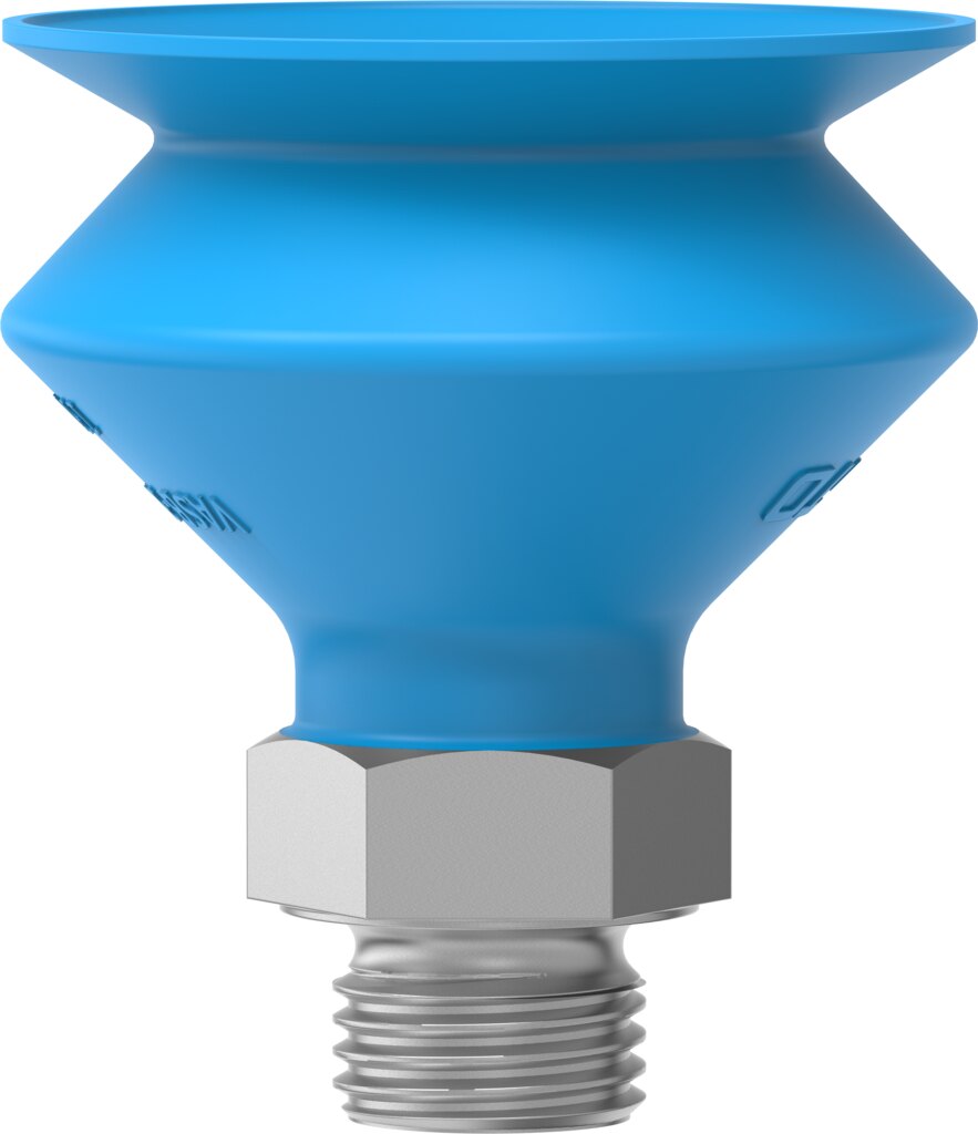 Suction cup with connection
