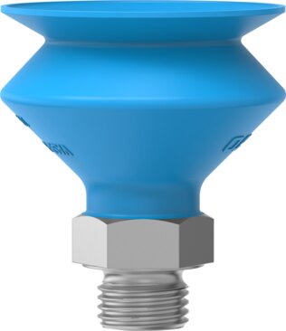 Suction cup with connection