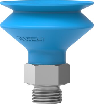Suction cup with connection