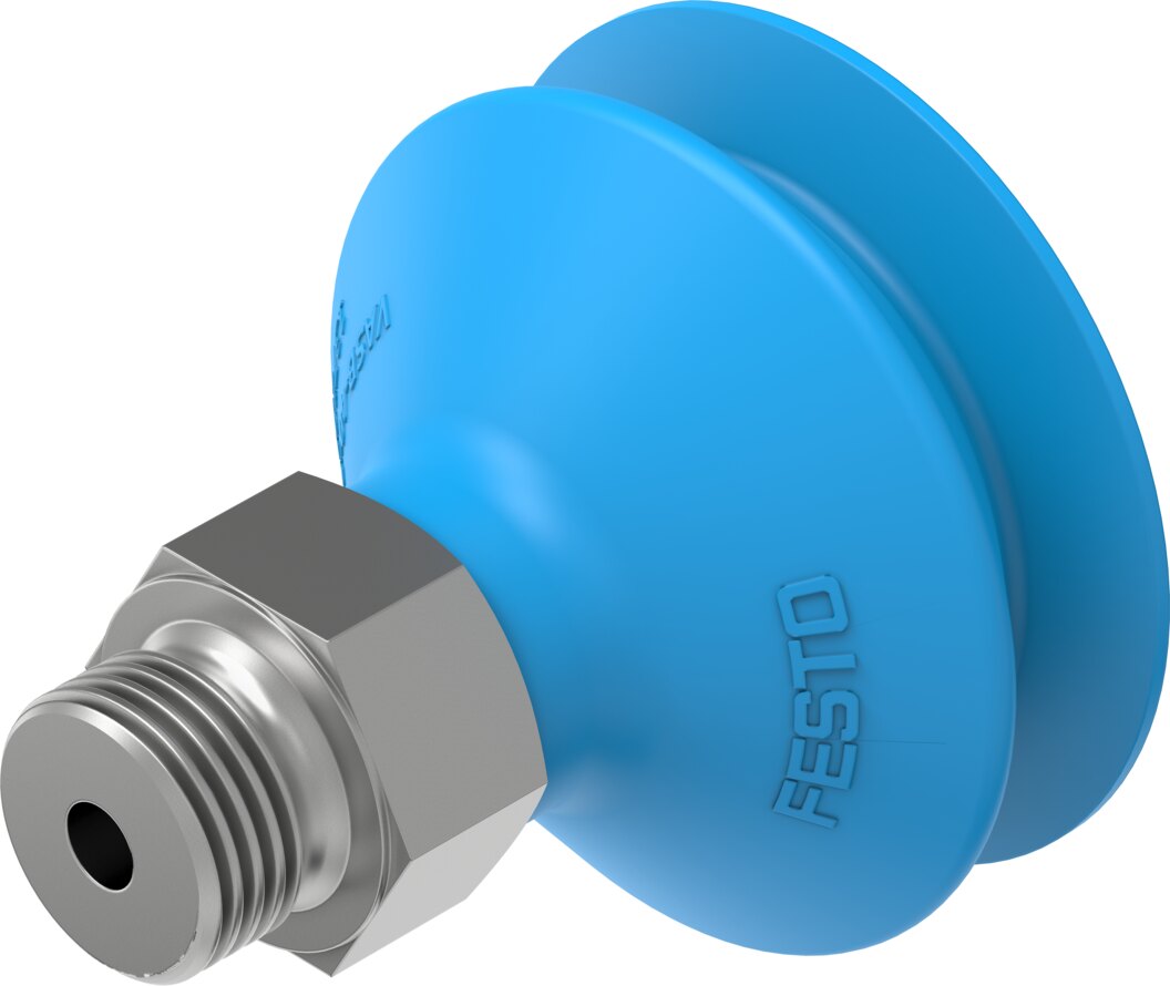Suction cup with connection