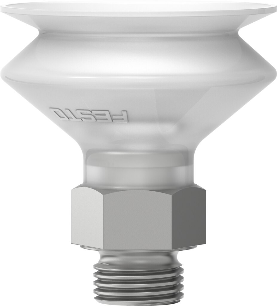 Suction cup with connection