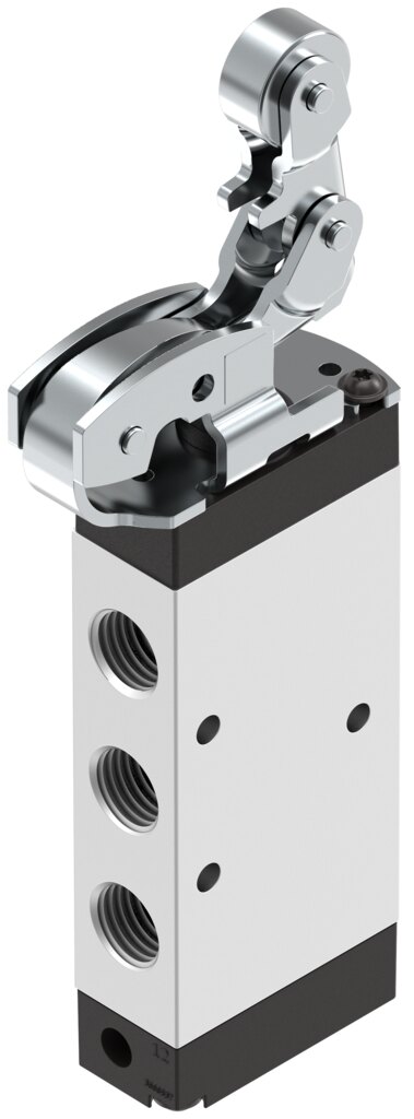Roller lever valve