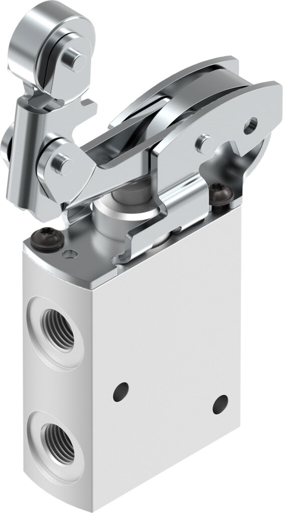 Roller lever valve