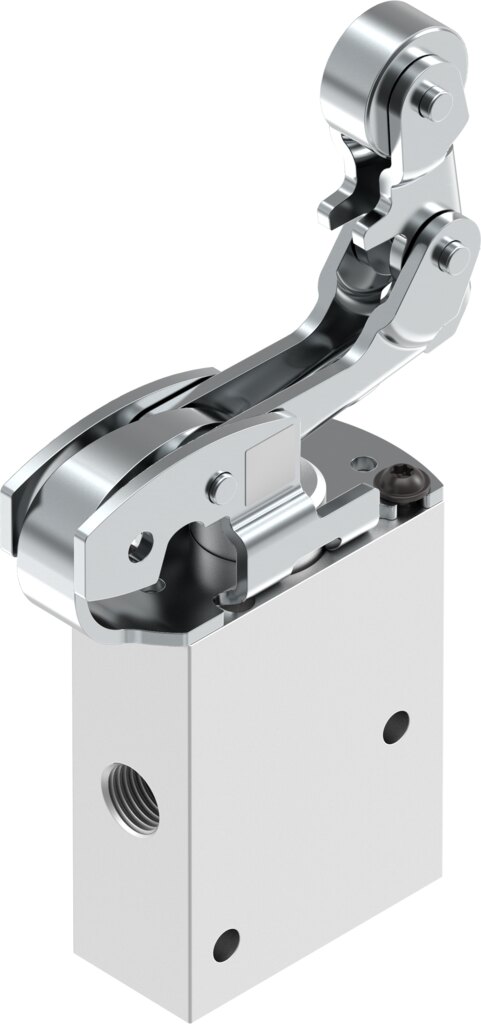 Roller lever valve