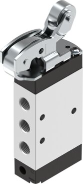 Roller lever valve