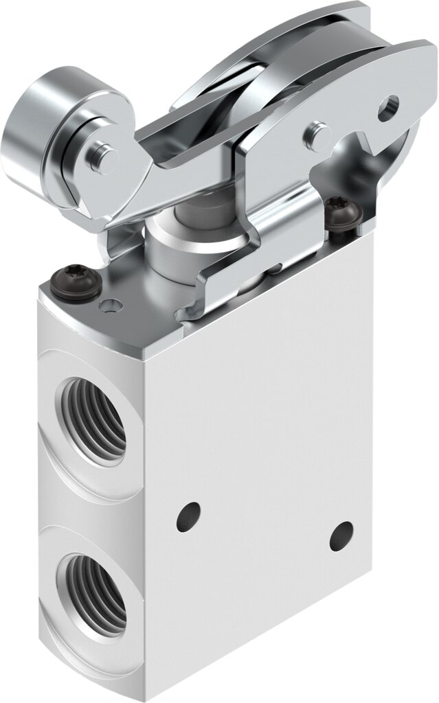 Roller lever valve
