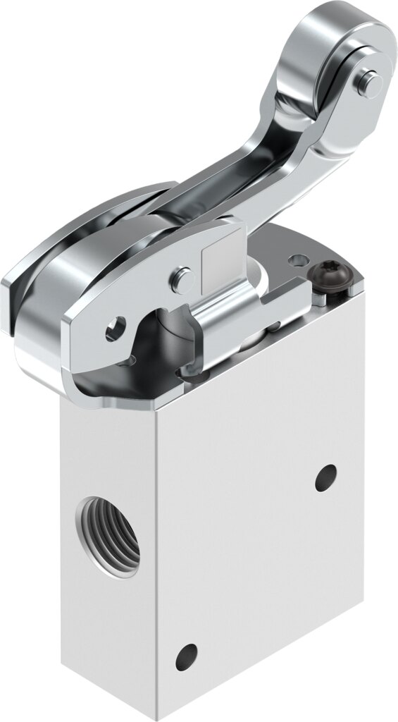 Roller lever valve