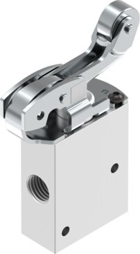 Roller lever valve