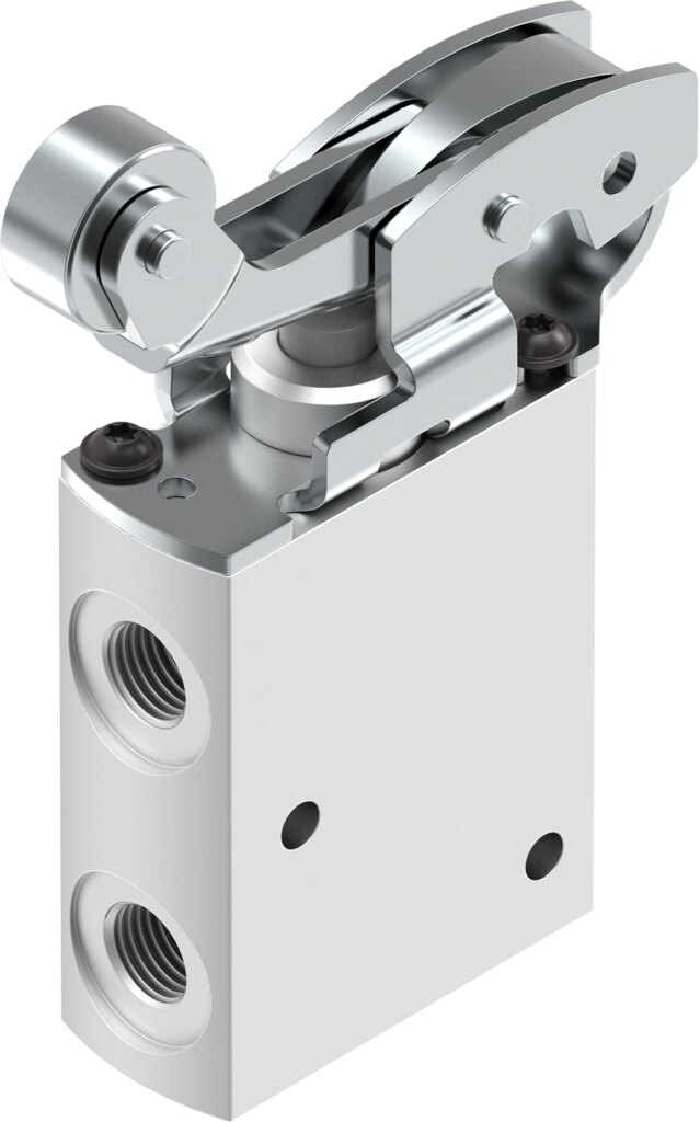 Roller lever valve