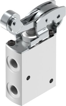 Roller lever valve