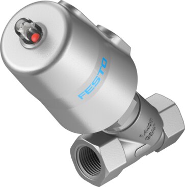Angle seat valve