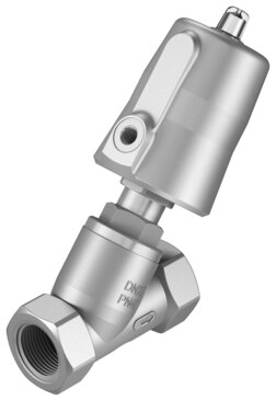Angle seat valve