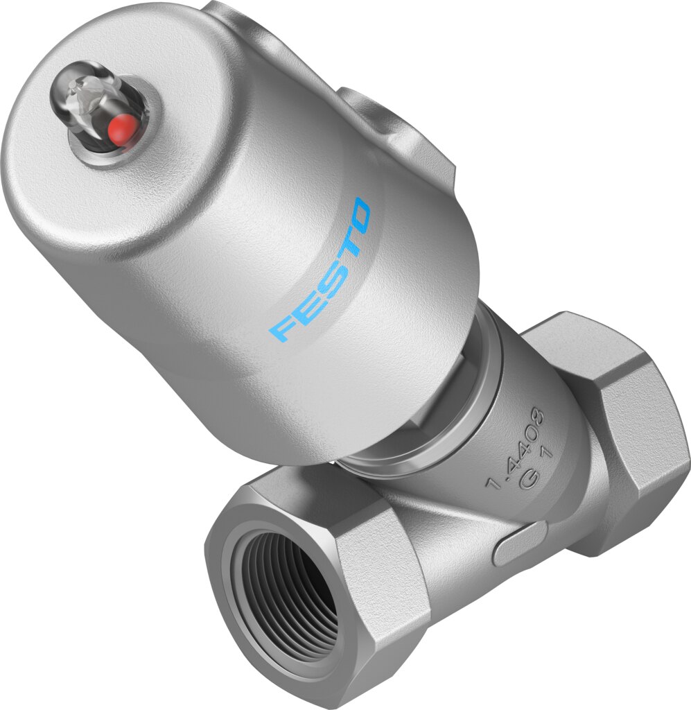 Angle seat valve
