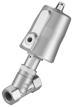 Angle seat valve