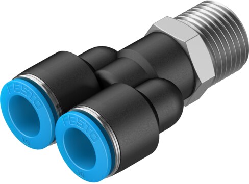 Push-in Y-fitting