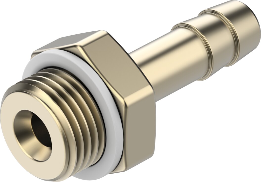Barbed hose fitting