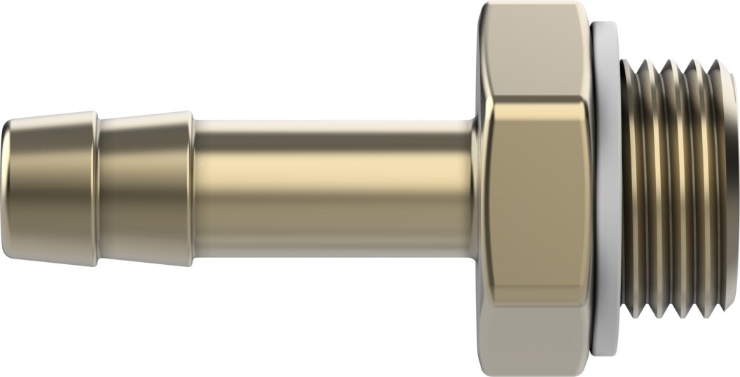 Barbed hose fitting
