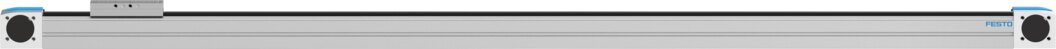 Toothed belt axis