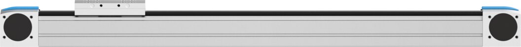Toothed belt axis