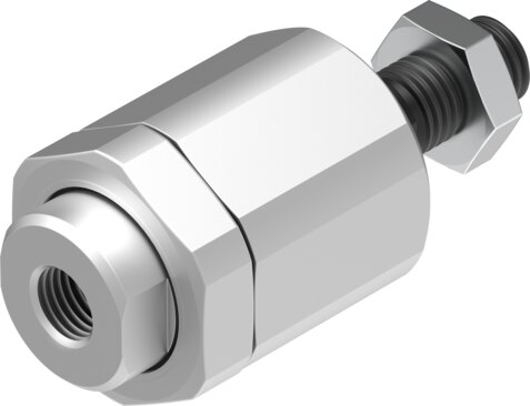 Self-aligning rod coupler