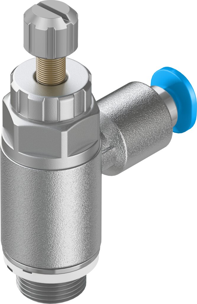 One-way flow control valve