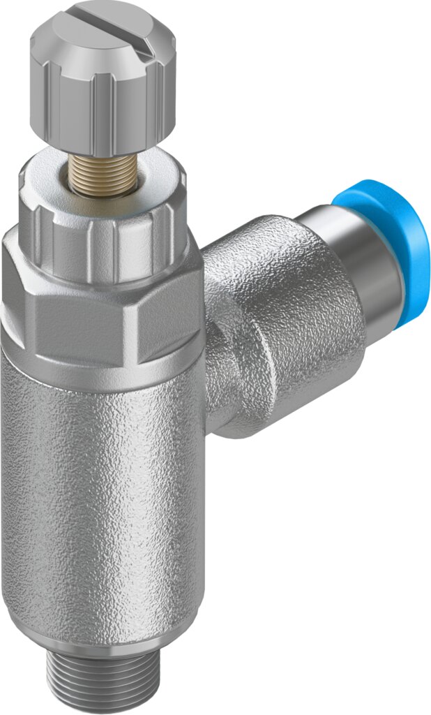 One-way flow control valve