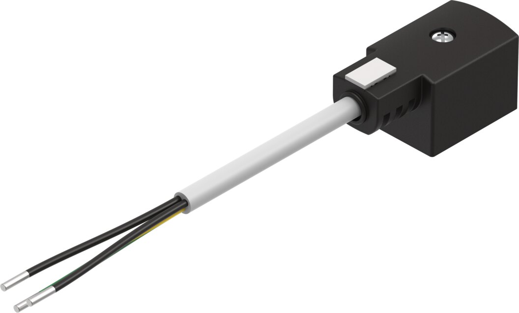 Plug socket with cable
