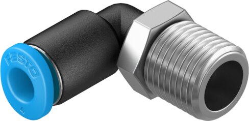 Push-in L-fitting