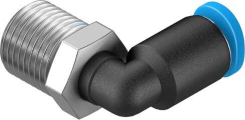 Push-in L-fitting