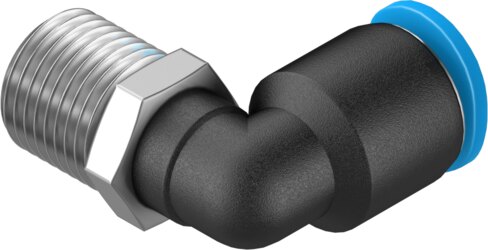Push-in L-fitting