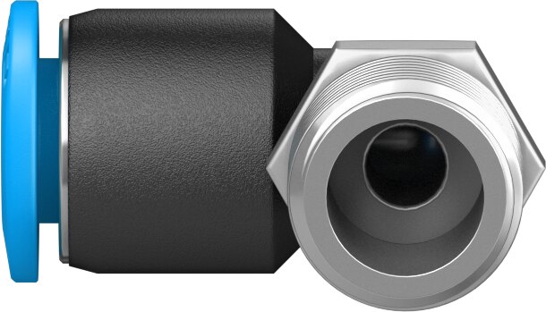 Push-in L-fitting