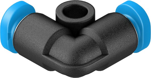 Push-in L-connector