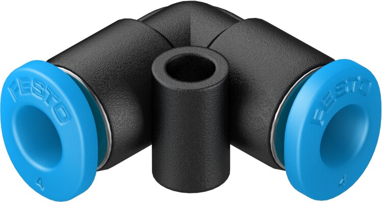 Push-in L-connector