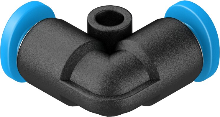Push-in L-connector