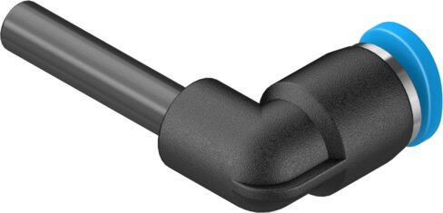 Push-in L-connector