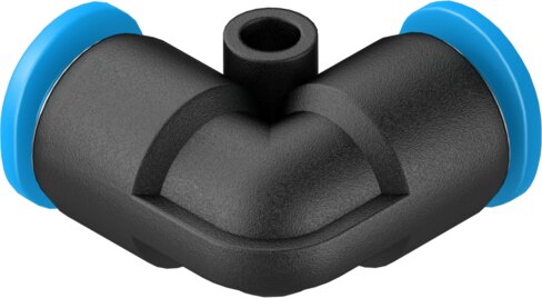 Push-in L-connector