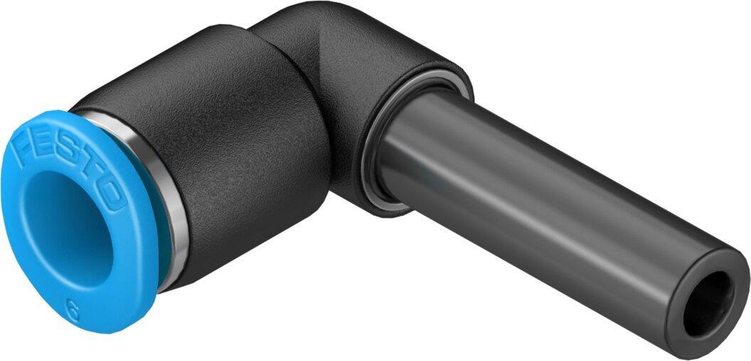 Push-in L-connector