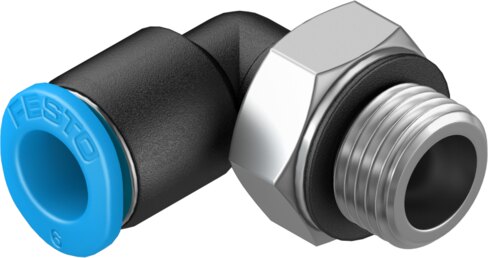 Push-in L-fitting
