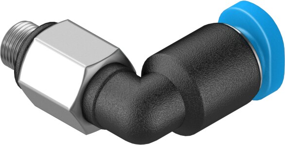 Push-in L-fitting
