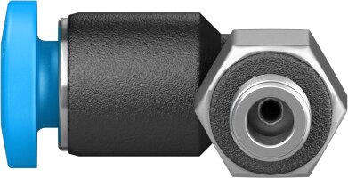 Push-in L-fitting