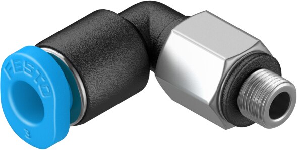 Push-in L-fitting