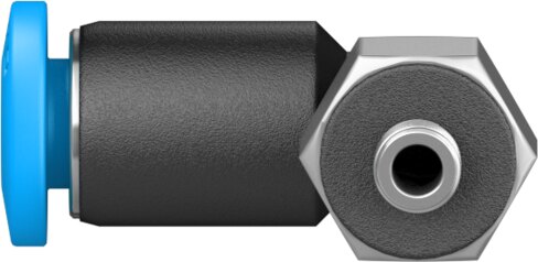 Push-in L-fitting