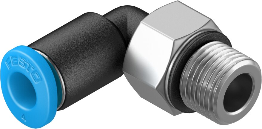 Push-in L-fitting