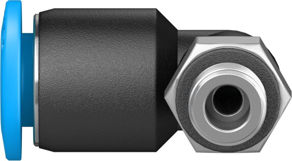 Push-in L-fitting