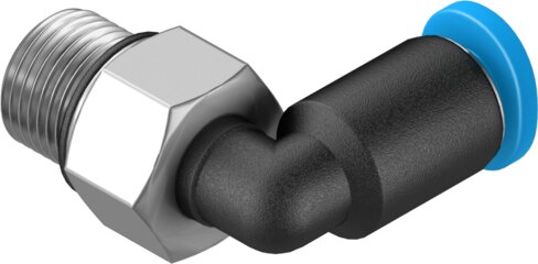 Push-in L-fitting