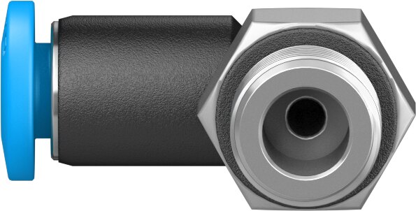 Push-in L-fitting
