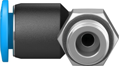 Push-in L-fitting