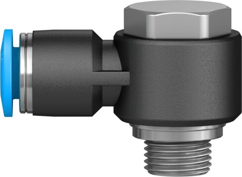 Push-in L-fitting