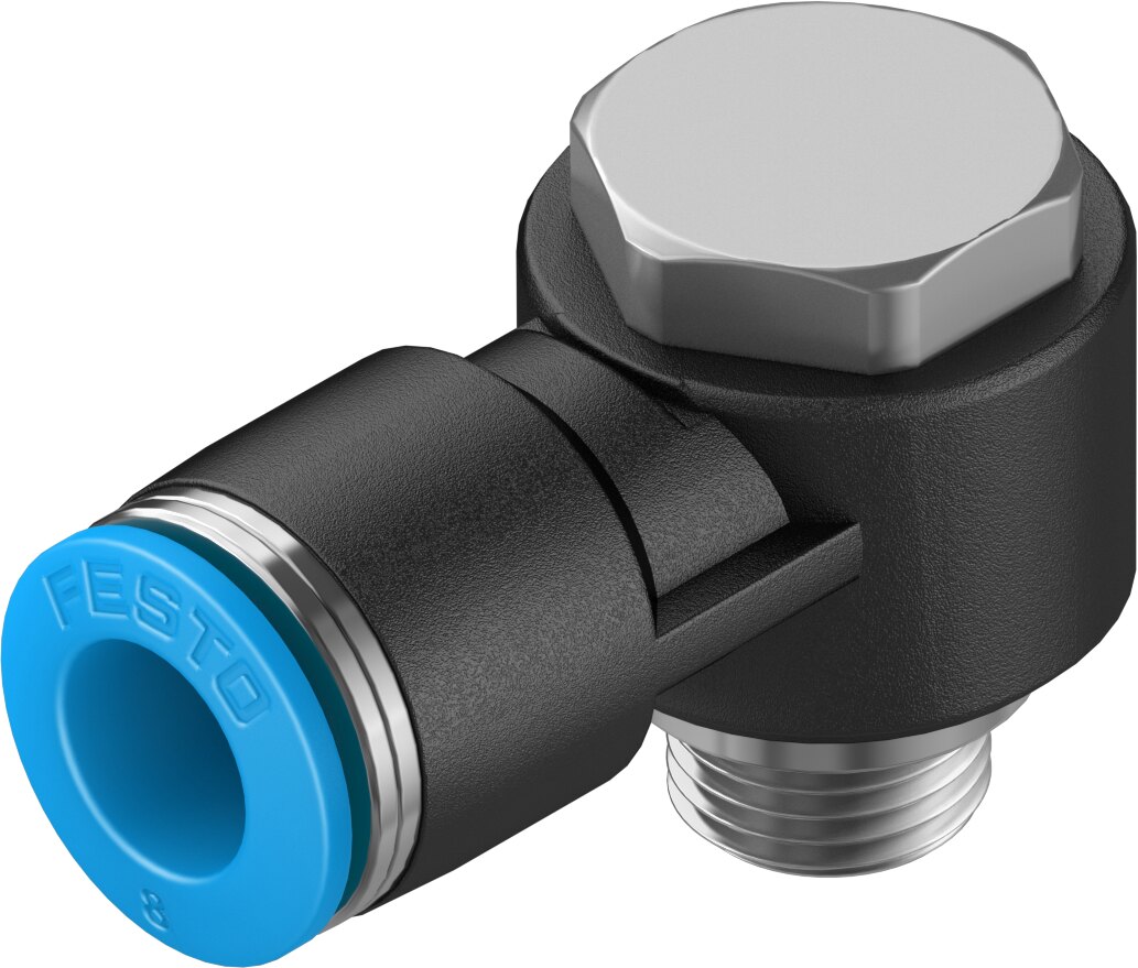 Push-in L-fitting