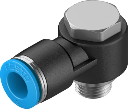 Push-in L-fitting
